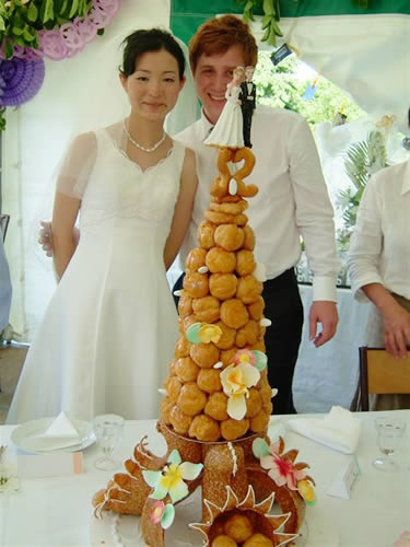 フランスのウエディングケーキ“ピエス・モンテ”